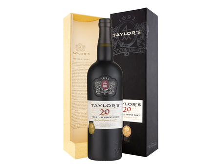 Taylor&#039;s 20 Year Old Tawny in Zwarte Luxe Etui