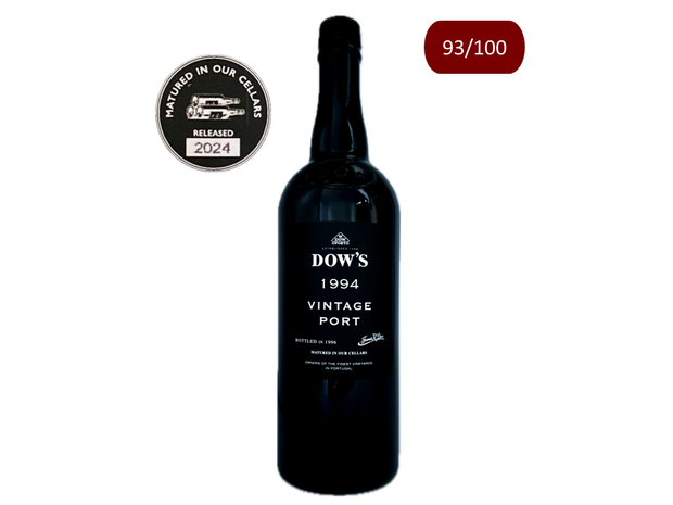 Dow's Vintage port 1994 "matured in Dow's cellars"